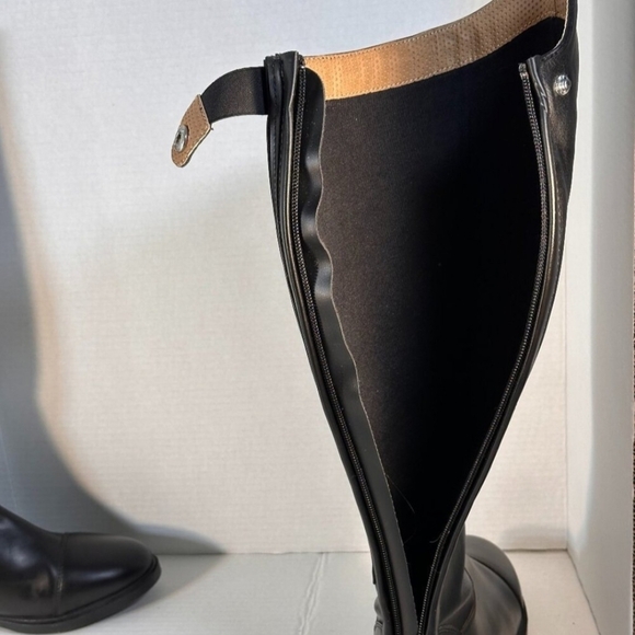 Horze tall Equestrian Black Boots 7.5 - Picture 8 of 13